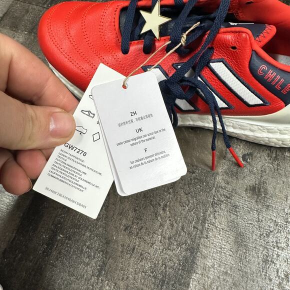 adidas Ultraboost x Copa Chile World Cup Shoes Men's Red White Size 6.5 New - Picture 11 of 16
